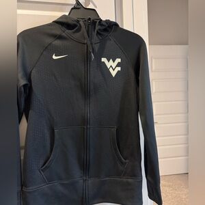 Nike Therma-Fit West Virginia Black and Gray Hoodie